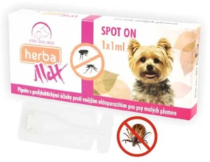 Herbaline Spot-On Antip Citrus Pes Malý 1x1ml