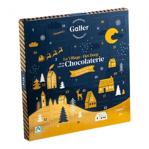 Adventskalender mit Pralinen Galler „Rawetes“