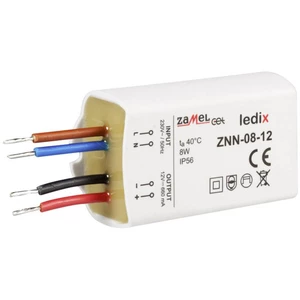 Zamel ZNN-08-12 LED driver  konštantné napätie 8 W 0.66 A 12 V/DC prepätia