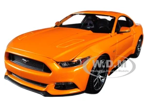 2015 Ford Mustang GT 5.0 Orange Metallic "Special Edition" 1/18 Diecast Model Car by Maisto