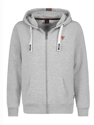 Men's sweatshirt gray with pockets SUBLEVEL