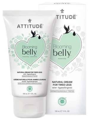 ATTITUDE Prírodný krém na unavené nohy Blooming Belly nielen pre tehotné s mätou 150 ml