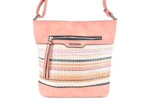 Dámská kabelka crossbody Miss You - lososová
