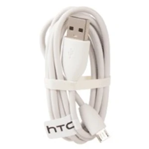 HTC DC-M400/410  -adatkábel + MicroUSB | White
