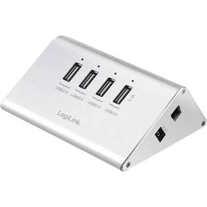 LogiLink UA0224 4 porty USB 2.0 hub  strieborná