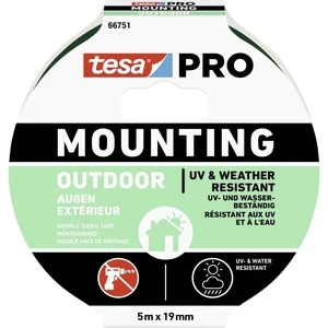 tesa Mounting PRO Outdoor 66751-00001-00 montážna páska  priehľadná (d x š) 5 m x 19 mm 1 ks