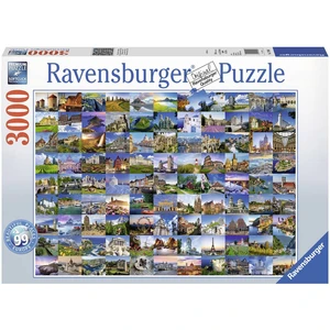 Ravensburger Puzzle - 99 krásnych miest v Európe