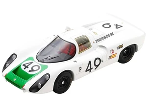 Porsche 907C RHD (Right Hand Drive) 49 Hans Herrmann - Joseph Siffert Winner 12 Hours of Sebring (1968) 1/18 Model Car by Spark