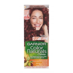 Garnier Color Naturals Créme 40 ml farba na vlasy pre ženy 660 Fiery Pure Red na všetky typy vlasov; na farbené vlasy