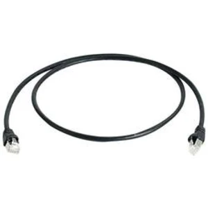 Síťový kabel RJ45 Telegärtner L00002A0117, CAT 6A, S/FTP, 3.00 m, černá
