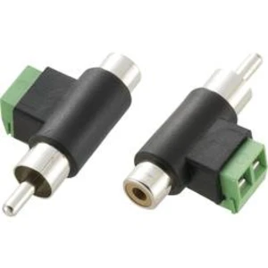 Cinch adaptér cinch zástrčka - cinch zásuvka, šroubovací TRU COMPONENTS 1572281, 1 ks