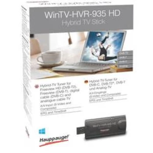 USB televizní tuner DVB-C a DVB-T2 a DVB-T Hauppauge WinTV-HVR-935HD s dálkovým ovládáním