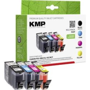 Ink sada náplní do tiskárny KMP C66V 1504,0005, kompatibilní, černá, azurová, purppurová, žlutá