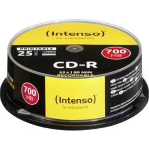 CD-R 80 700 MB Intenso 1801124 25 ks vřeteno s potiskem