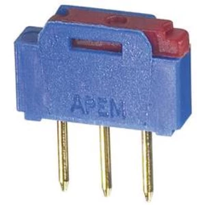 Posuvný přepínač APEM 12 V/AC 0.5 A 1x zap/zap NK236H 1 ks