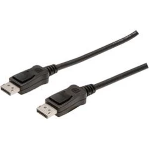 DisplayPort kabel Digitus [1x zástrčka DisplayPort - 1x zástrčka DisplayPort] černá 1.00 m