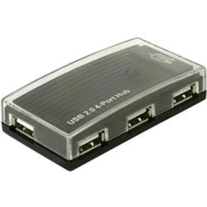 USB 2.0 hub Delock 61393 4 porty, černá