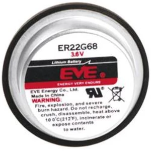 Lithiová baterie Eve, typ ER22G68, s pájecími kontakty