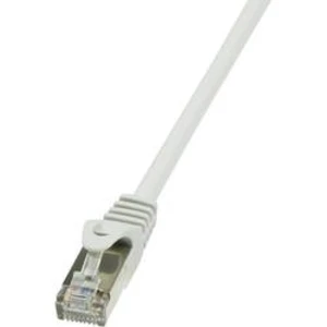 Síťový kabel RJ45 LogiLink CP2092S, CAT 6, F/UTP, 10.00 m, šedá