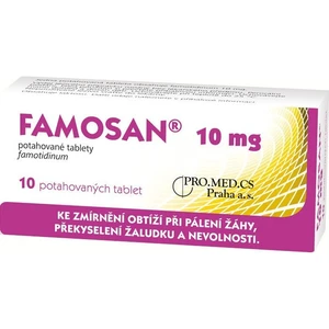 FAMOSAN 10 mg 10 Potahovaných tablet
