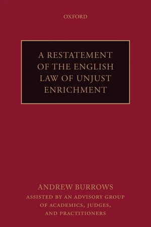 A Restatement of the English Law of Unjust Enrichment