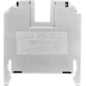 Průchodková svorka šroubovací Siemens 8WA10111BK11, modrá, 10 ks