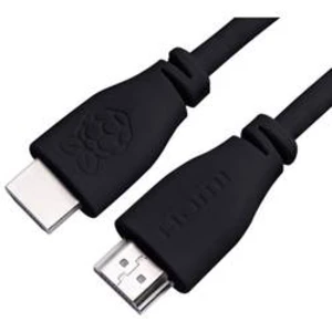 Raspberry Pi® CPRP010-B HDMI kabel 1.00 m černá, CPRP010-B