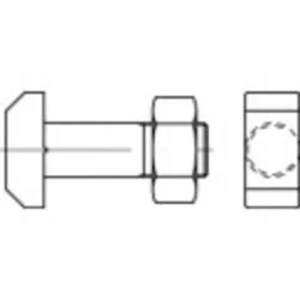 Šroub s T hlavou TOOLCRAFT 106204, N/A, M12, 50 mm, ocel, 10 ks