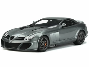 2010 Mercedes-Benz SLR MSO Edition Selenite Gray Metallic 1/18 Model Car by GT Spirit