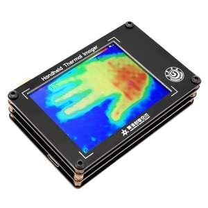 MLX90640 Digital Infrared Thermal Imager 3.4 Inch LCD Handheld Infrared Temperature Sensors Detection Tool + Battery