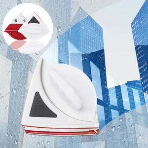 CHARMINER Double-sided Magnetic Window Cleaner Labor-saving Triangular Design Anti-falling Window Glass Cleaning Bursh