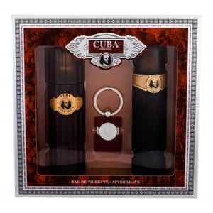 Cuba Gold dárková kazeta toaletní voda 100 ml + voda po holení 100 ml + klíčenka pro muže
