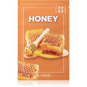The Saem Natural Mask Sheet Honey plátenná maska s vysoko hydratačným a vyživujúcim účinkom 21 ml