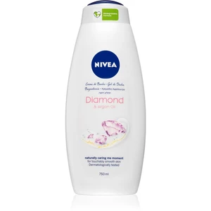 Nivea Diamond & Argan Oil krémový sprchový gél maxi 750 ml