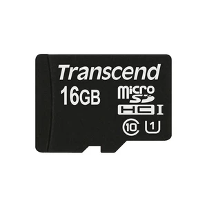 Pamäťová karta Transcend MicroSDHC Premium 16GB UHS-I U1 (45MB/s) (TS16GUSDCU1) pamäťová karta • kapacita: 16 GB • rýchlosť čítania: 45 MB/s. • rýchlo