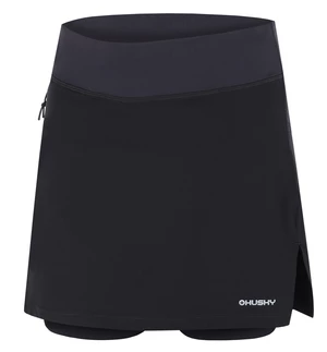 Husky Flamy L M, černá Dámská funkční sukně se šortkami