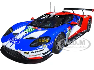 Ford GT 68 Sebastien Bourdais - Joey Hand - Dirk Muller 24H of Le Mans (2019) 1/18 Model Car by Autoart