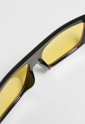 Raja sunglasses with strap black/yellow