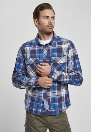 Checked Shirt Navy