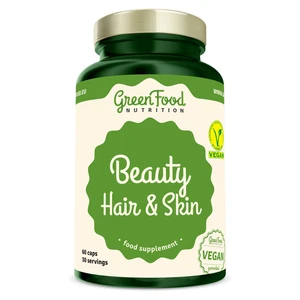 GREENFOOD NUTRITION Beauty Hair & Skin 60 kapslí