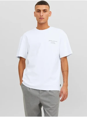 White Men's T-Shirt Jack & Jones Sanchez - Men