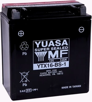 Yuasa Battery YTX16-BS-1 Batería de motocicleta