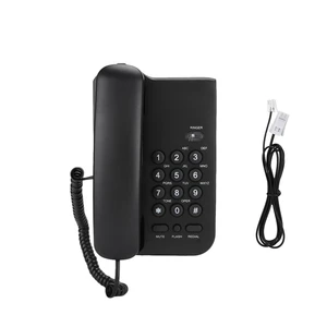 Corded Telephone Wall Mount Intercom ID Display Cordless Calling Landline Telephones Home Supplies for Elderly Hotel