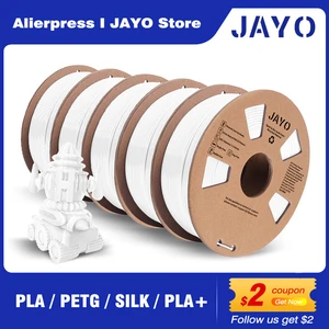 JAYO 3D Filament PLA/PLA META/PETG/SILK/PLA+/Wood/ Rainbow/Marble 1.75mm 5Roll 1.1KG/0.65KG 3D Printer Filament for 3D Printer