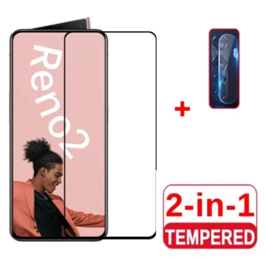 OPPO Reno 5 Pro 6 7 SE 5G 2 3 4 Pro Tempered Glass for OPPO Reno 7 2Z 10X Zoom A92 A31 Full Coverage Screen Protector Glass