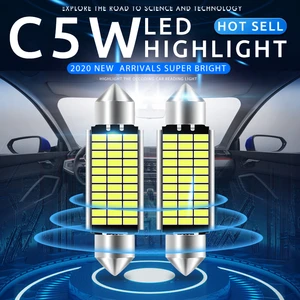 10pcs Interior lights Canbus 31mm led 36mm 39mm led 41mm Interior reading lights Festoon c5w Lighting bulb Interior Dome Light