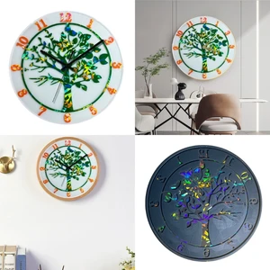 Silicone Mold for DIY Clock Ornament Surfaces Clock Silicone Molds Clock Decors