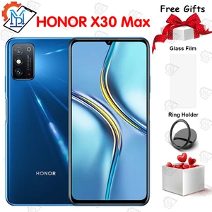New Original HONOR X30 Max 5G Mobile Phone 7.09 Inch 8G+128G MTK Dimensity900 Android 11 64MP Rear Camera 5000mAh NFC Smartphone