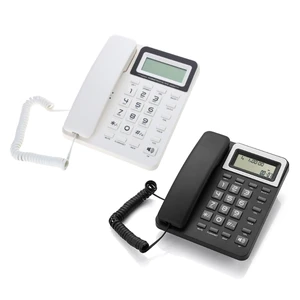 TSD813 Fixed Telephone Stylish Home and Office Telephone Set Fixed Landline with Caller ID LCD Display Voice Answering