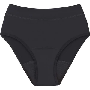 Snuggs Period Underwear Hugger: Extra Heavy Flow Black látkové menstruační kalhotky pro silnou menstruaci velikost M Black 1 ks